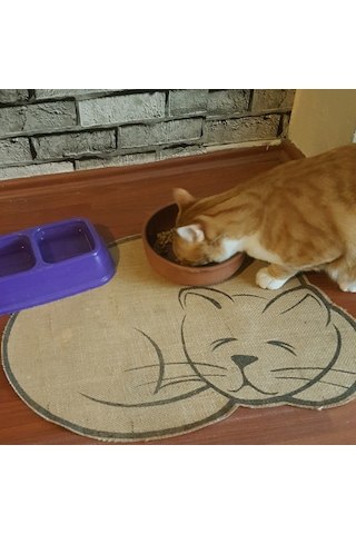 Pawaway Kedi Paspası Tuvalet Mama Kum Önü Taban 45 x 60 CM