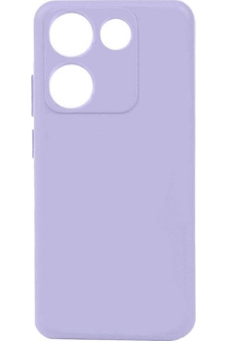 Noktaks - Tecno Uyumlu Tecno Camon 20 - Kılıf Mat Soft Esnek Biye Silikon - Siyah