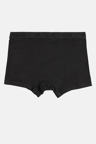 Avva Erkek Siyah Düz Basic Tekli Boxer B009510