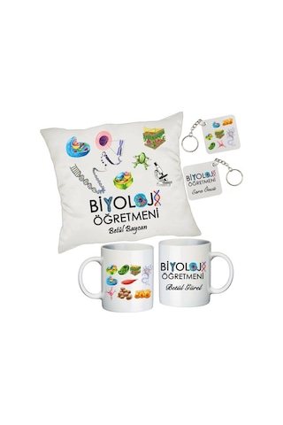 Biyoloji Öğretmenine Isimli Set - Öğretmenler Günü Hediyesi
