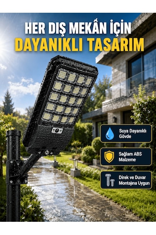 Shnstore Güneş Enerjili Dış Mekan Led Lambası Geniş Aydınlatma Açılı Akıllı Sokak Lambası Shntknd0720 Elektronik Elektronik Xml Solar Aydınlatma Xml