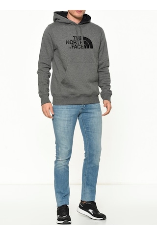 The North Face Erkek Hoodie Drew Peak Pullover Nf00Ahjylxs1 (456398405) Gri