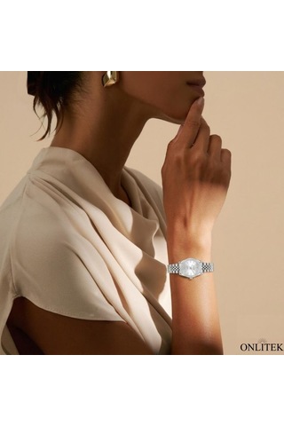 Elle El.1.10010-1 22,5 Mm Kadın Kol Saati Gümüş
