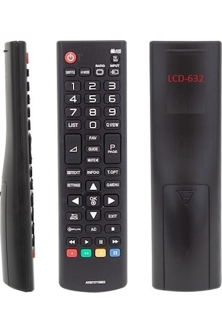 LG Uyumlu Rm-l1162c Kumanda - Lcd-632-9092458729542
