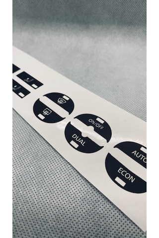 Volkswagen Golf Mk5 Passat B6 Uyumlu Klima Tuş Tamir Takımı Sticker Etiketi 1 Adet
