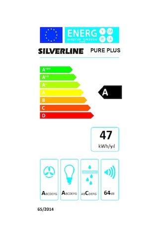 Silverline 4386 Pure Plus Ada Tipi 60 CM Davlumbaz