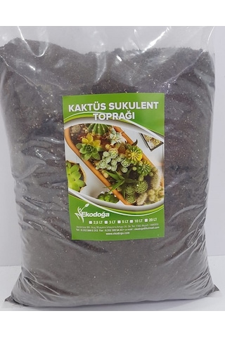 Kaktüs Toprağı 20 L Sukulent Aloe Vera Toprağı Özel Karışım