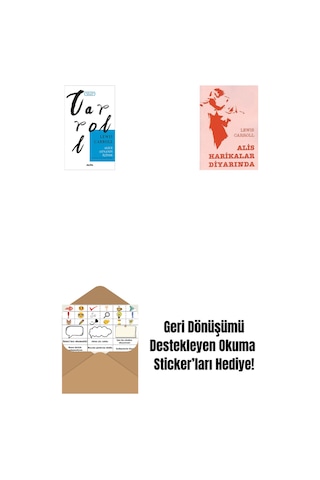 Alice Aynanın İçinde + Alis Harikalar Diyarında + Okuma Sticker'ları