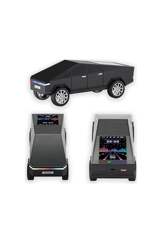 Cybertruck Görünümlü Bluetooth Speaker Sd Kart Usb Fm Radyolu Şarjlı Taşınabilir Hoparlör