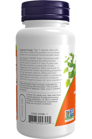 Now Foods Egcg Green Tea Extract 400 Mg 90 Veggie Kapsül Usa Menşeii Dmmedicineden