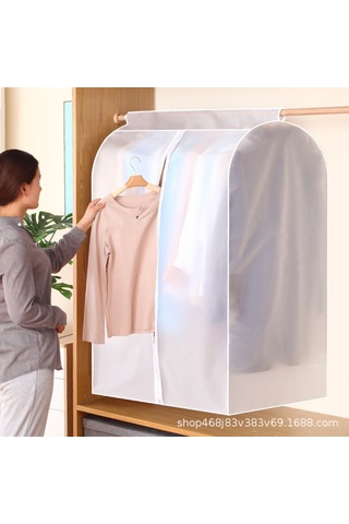 Springsun Şeffaf Askılı Kıyafet Koruyucu - Geniş Ve Dayanıklı Gardırop Kılıfı 90x100x50 Diğer
