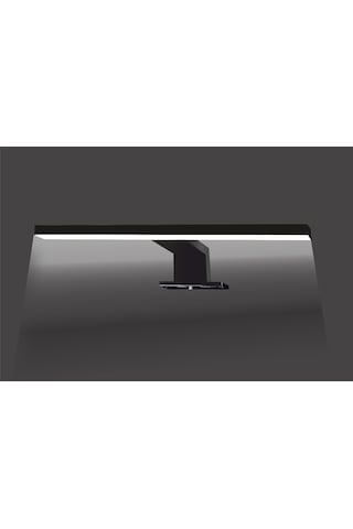 Meriç Dekoratif Led Banyo Aplik 30cm Siyah - 6500k Beyaz Işık Siyah