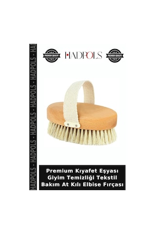 Hadpols Premium Kıyafet Eşyası Giyim Temizliği Tekstil Bakım At Kılı Elbise Fırçası Diğer
