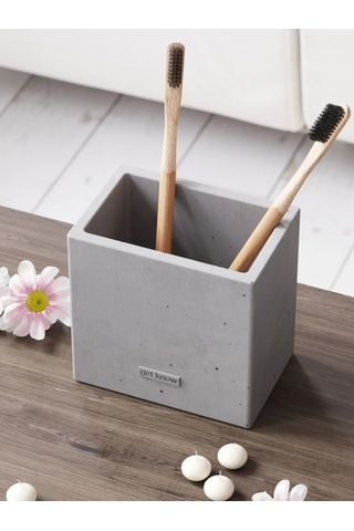 Getknow Home Banyo İçin Diş Fırçası Bardağı 269935864 Gri