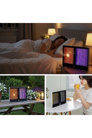 Sivrisinek Öldürücü Lamba Şarjlı Sivrisinek Kovucu Sessiz Ve Güçlü Sivrisinek Tuzağı Uv Işıklı Sinek