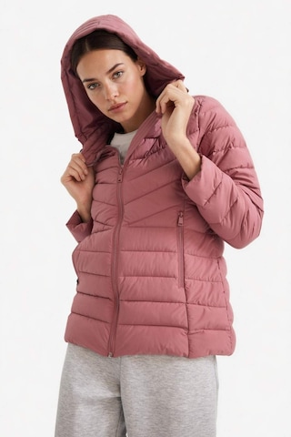 Defacto Defactofit Su İtici Regular Fit Kapüşonlu Fermuarlı Cepli Şişme Mont E9253ax25aubr226 Bordo-br226