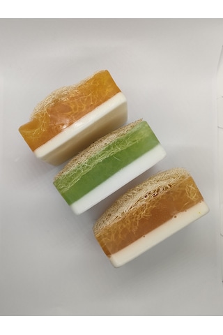 Doğal Kabak Lifli Ballı Eşek Sütü + Keçi Sütü + Aloe Vera 3'lü Sa