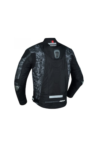 Prosev 186 Deri Detaylı Camo 4 Mevsim Mont