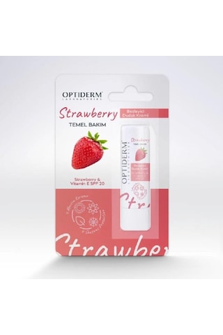 Optiderm Lip Stick E Vitaminli Spf20+ Çilek