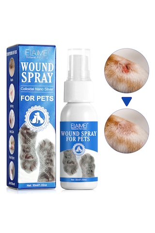 Kedi Köpek Yara Yara Temizleme Ve Bakım Spreyi & Hayvanlar Için Pet Bakım Ürünü & Hijyen & Bakım & Sinek Uzaklaştırmaya Destek