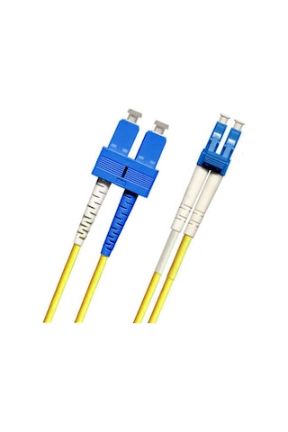SC-LC 2 Metre Single Mode Fiber Optik Patch Kablo Duplex Os2 2.0m SC-LC 2 Metre Single Mode Fiber Optik Patch Kablo Duplex Os2 2.0m