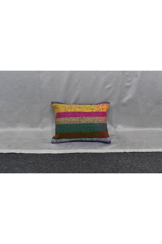 Zehra Abla Halı Yeni El Dokuma Dekoratif Kilim Kırlent Yastık Kılıfı 6228