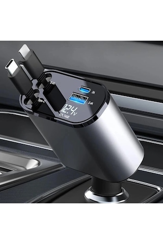 Eıma Ec-1 120w 4 Ü 1 Arada Süper Hızlı Araç Şarj Cihazı