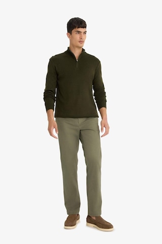 Defacto Regular Fit Düz Paça Chino Kanvas Pantolon E8064ax25aukh82 Haki