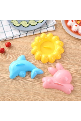 4pcs/set Tavşan Yunus Pirinç Suşi Diy Kalıbı Diğer