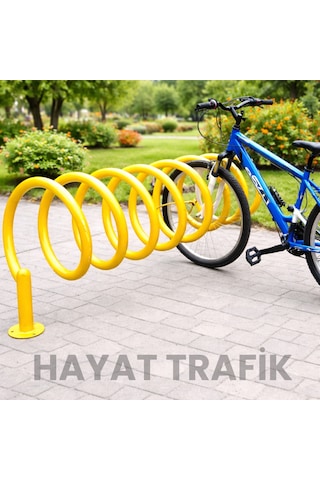 10'lu Spiral Bisiklet Park Yeri - 150 X 50 X 70 Cm