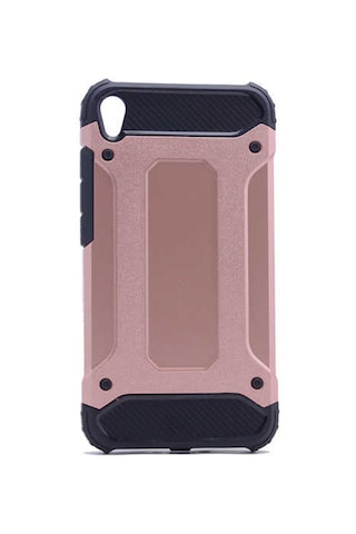 Kilifone - Asus Zenfone Live Zb501kl Uyumlu - Kılıf Çift Katman Koruyucu Crash Military Tank Kılıf - Rose Gold Rose Gold
