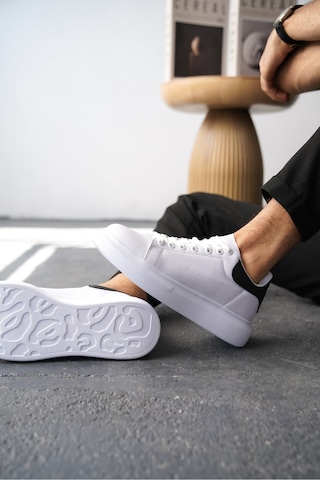 Daxors D0125 Günlük Ortopedik Erkek Sneaker Spor Ayakkabı Beyaz