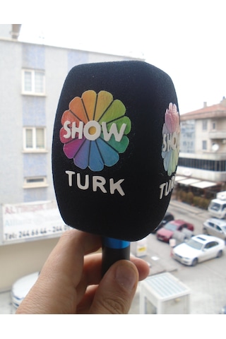 Dörtgen Mikrofon Süngerine Profesyonel Baskı