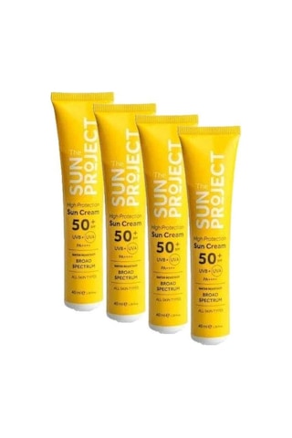 Görkito The Sun Project Yüksek Korumalı Hibrit Güneş Kremi 50+ Spf 40 Ml 4 Paketi