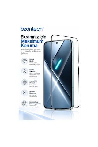 Poco X8 Pro Uyumlu Anti Statik Ekran Koruyucu Toz Tutmayan Kırılmaz Cam