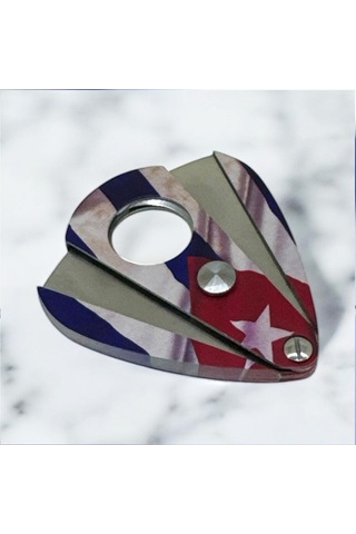 Cuban Flag Yaprak Model Metal Puro Kesici Krom 56ring
