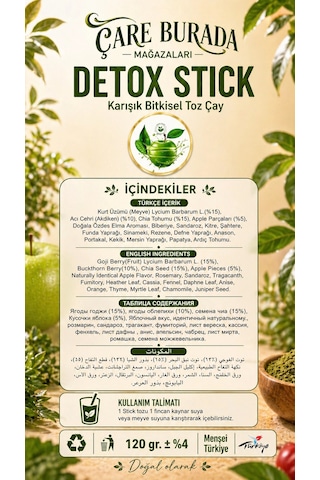 Dr. Bronos - Detox 30'lu Stick Çay