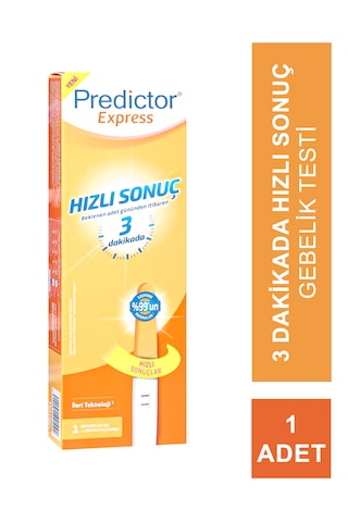 Predictor Express 3 Dakikada Hızlı Gebelik Testi