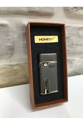 Honest Marka Rüzgar Çakmağı Gaz Göstergeli Füme