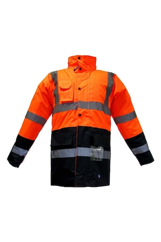 Junıor Reflektörlü Kaban Turuncu-lacıvert Fosforlu Turuncu Fosforlu Turuncu - Lacivert