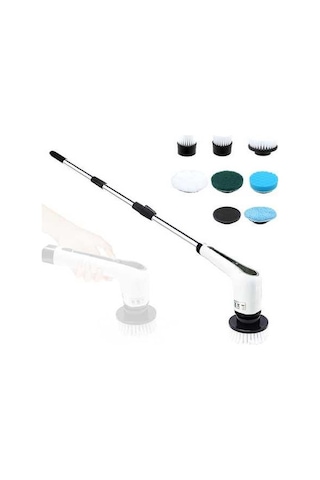 Createtech Tipi Temizleme Temizleme Springsun Mutfak Kablosuz İşlevli Fırçası Fırçası Ev Elektrikli El Çok Banyo Eg