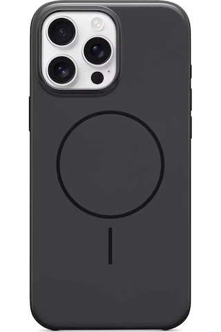 Apple Uyumlu iPhone 15 Plus Mermer Premium Kılıf Siyah