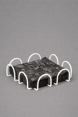 Bej 18 Cm Peçetelik Büyük Boy Peçete Standı Kafe Restoran Otel Paslanmaz Metal