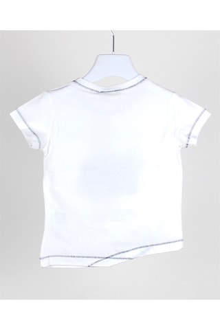 Jack Lions 1-4 Yaş Erkek Bebek Çapraz Kesim Tshirt Lacivert Lacivert