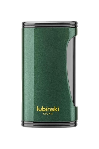 Lubinski Yeni Seri Dahili Delicili Yaprak Alev Puro Çakmağı Yeşil Lb-198