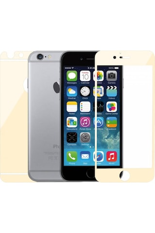 Bufalo Apple Uyumlu iPhone 6 Plus / 6S Plus Aynalı Ön+Arka Cam Ekran Koruyucu