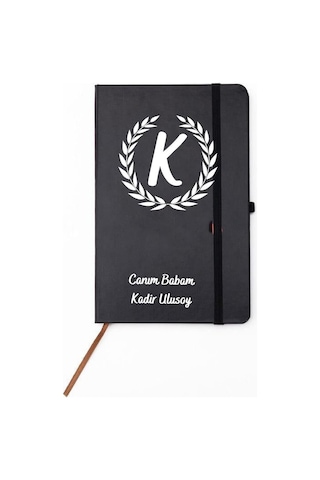 Babaya Özel Deri Kaplı Defter
