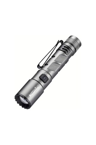 Brightnova Alonefire Yüksek Parlaklık Gray X82 El Feneri Usb Şarjlı Ayarlanabilir Işık 500 Lümen Kampçılık Seyahat Acil Durum Altın