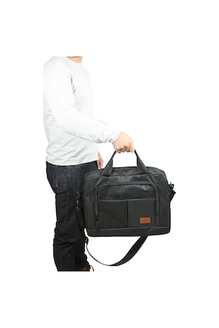 Woys Bags 15.6" 17'' İnç  Siyah Evrak Bilgisayar Notebook Laptop Çantası