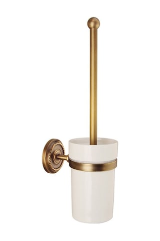 Fause Askılı Tuvalet Fırçası Vintage Antik Pirinç